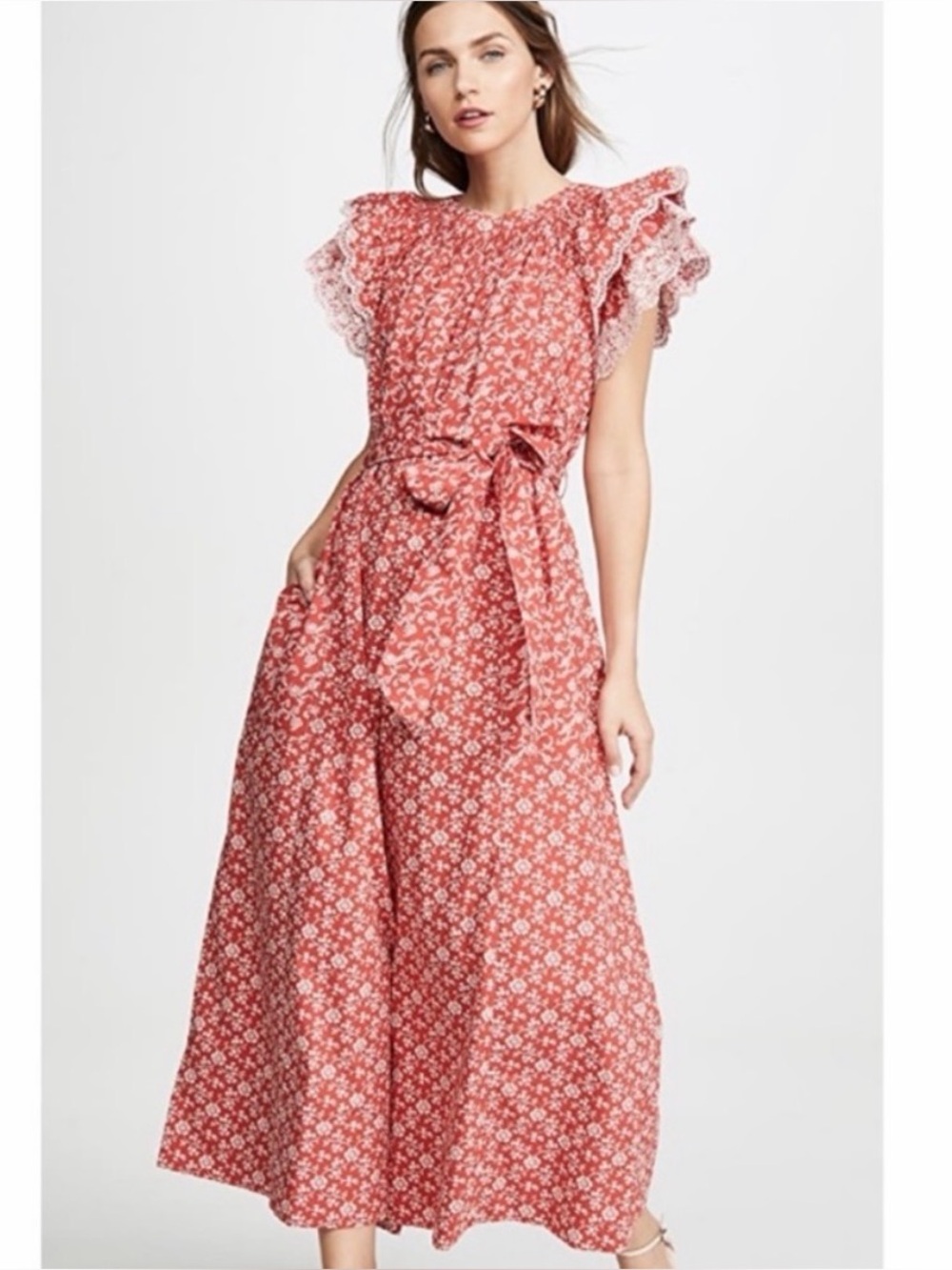Ulla Johnson Landon Jumpsuit Poppy Floral NWT